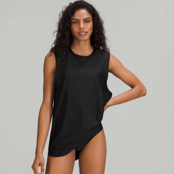 Lululemon Women's Waterside Sleeveless Cover-Up - Black - Picture 1 of 7